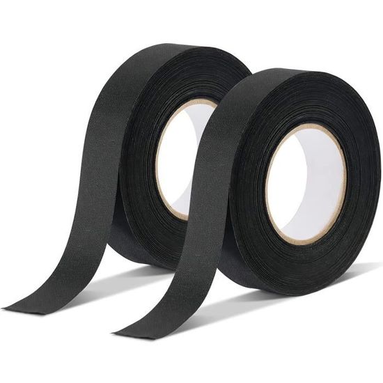4 Rouleaux Ruban Chiffon De,Voiture Ruban Adhésif,15 M De Ruban Isolant Pour Ruban Adhesif Isolant Tissu Electrical Tape Ruban Textile Auto Adhesif Pour Moto De 19 Mm X 15 M