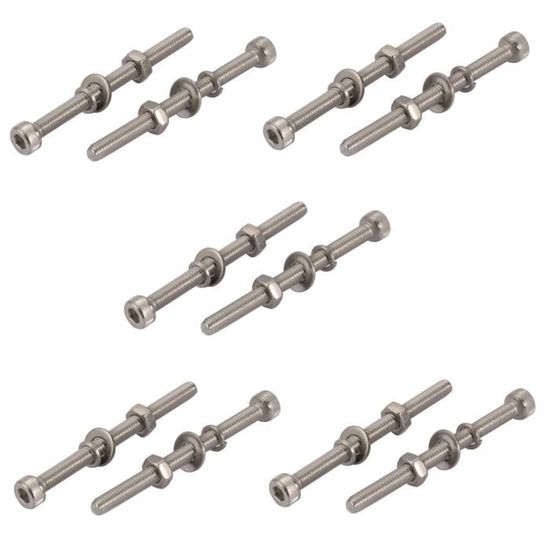 10 Pièces M2 Simplex Clips Serre-câbles En Acier Inoxydable 304 Pinces Pour Filin Pour Cordes A Linge En Cable Metallique Voiles De Soleil Suspendues Patio Fixe 88596449