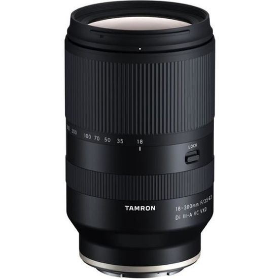 TAMRON Objectif 18-300mm F/3.5-6.3 Di III-A VC VXD compatible avec Sony E APS-C Garanti 2 ans
