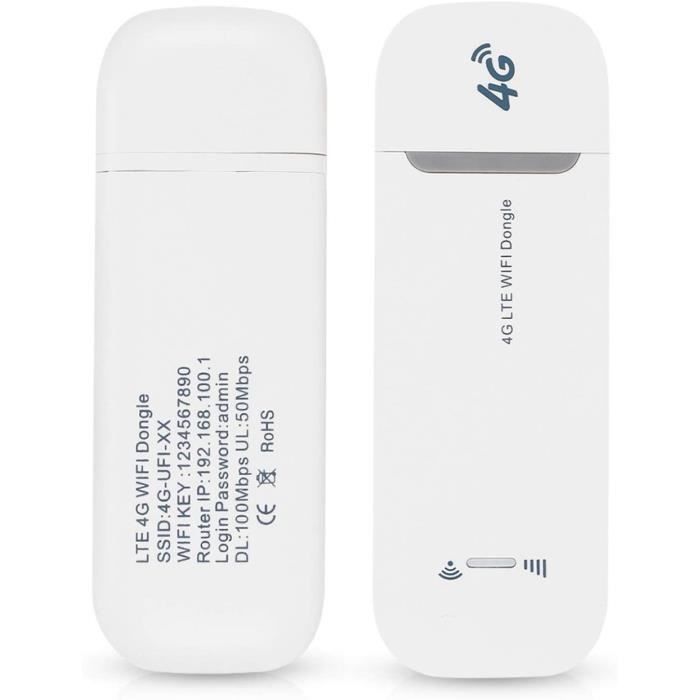 Modem USB 3G4G avec Adaptateur de routeur sans Fil WiFi LTE pour