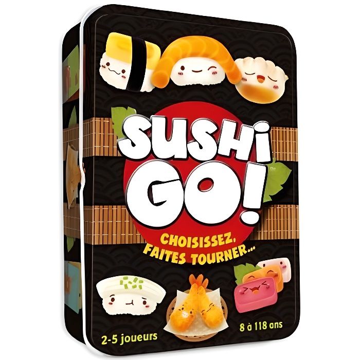 Cocktail Games | Sushi Go! | Jeu de société | À partir de 8 ans | 2 à 5 joueurs | 15 minutes
