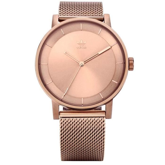 Montre ADIDAS en Maille milanaise Rose