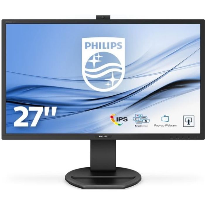 PHILIPSB Line 271B8QJKEB - Écran LED - 27- - HDMI, DVI-D, VGA, DisplayPort - Haut-parleurs - Noir