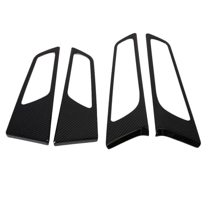 Décoration intérieure,Garnitures de panneau en Fiber de carbone, accessoires pour Hyundai Tucson, lève vitre bouton de - Type WHITE