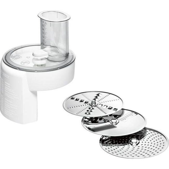 Bosch MUZ4DS4, Food grinder, Blanc, Acier inoxydable, BOSCH MUM 4,