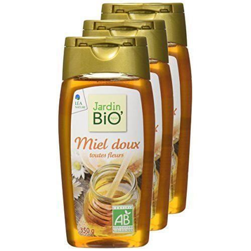 JARDIN BIO Miel doux toutes fleurs bio - 350g