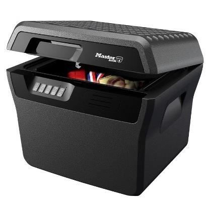 MASTER LOCK Malette de sécurité / Coffre fort - Anti feu et étanche - Combinaison électronique - 18,5L