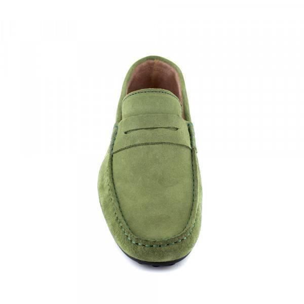 Mocassin J.Bradford Cuir Vert JB-AITOR - Couleur - Vert