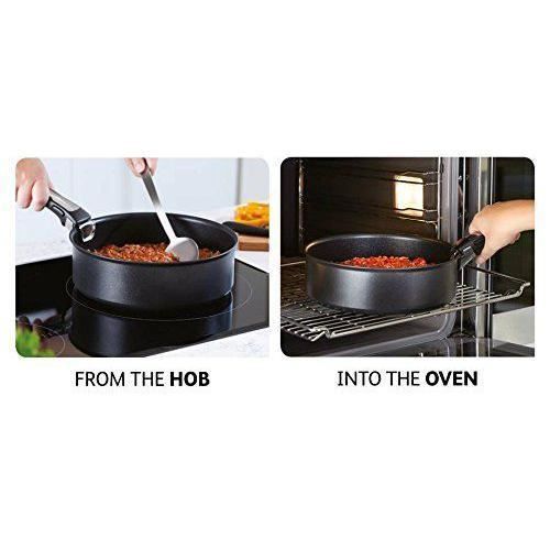 Tefal Ingenio Essential Casserole pour sauce Noir, noir, 24 cm