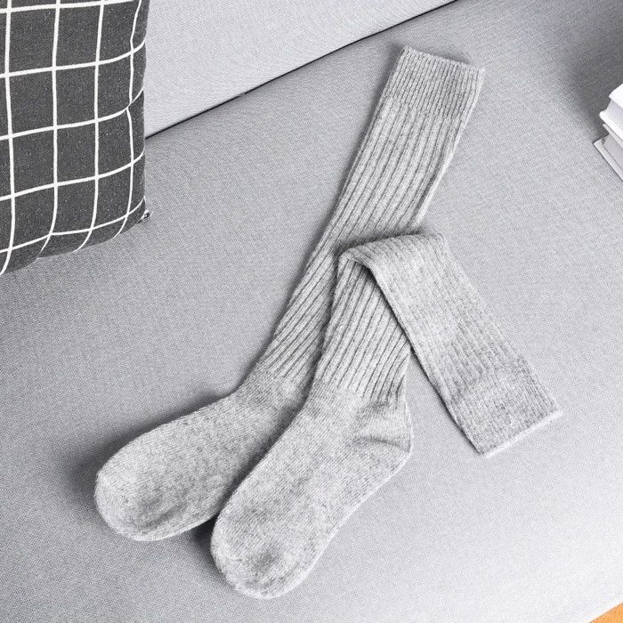 Relaxsan Chaussettes De Compression Thermiques En Laine Et Cachemire Pour Homme Et Femme, Fabriquées En Italie, 811W, Bleu Marine - 4