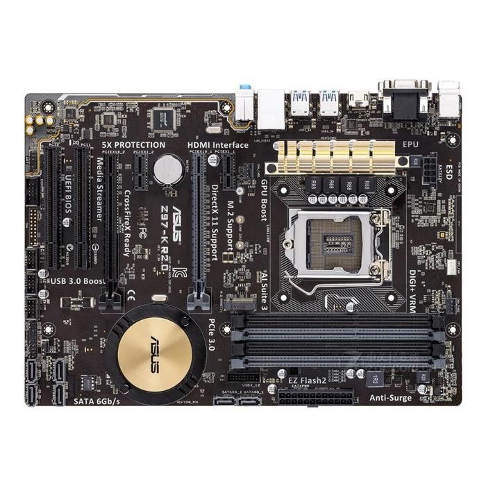 Carte mère ASUS Z97-K R2.0 Intel Z97 LGA 1150 4xDDR3 32GB ATX - Asus