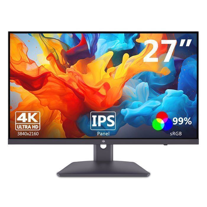 Ecran Pc Gamer Z-Edge U27P4K 27 IPS 4K UHD (3840×2160) FreeSync 75Hz 2*HDMI2.0 & 2*DP1.4