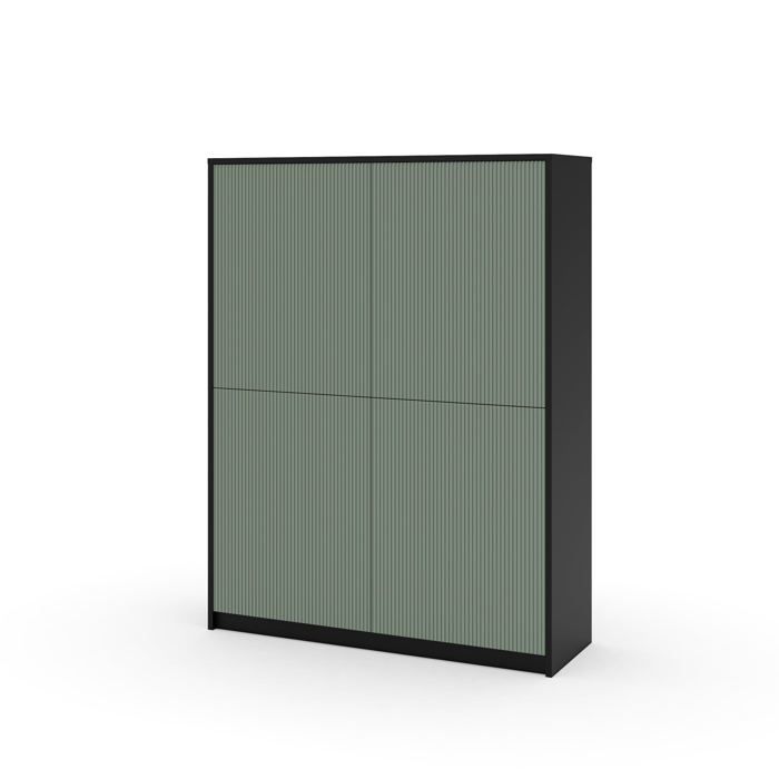Buffet haut BUDAPEST noir/vert sauge Buffet haut BUDAPEST noir/vert sauge