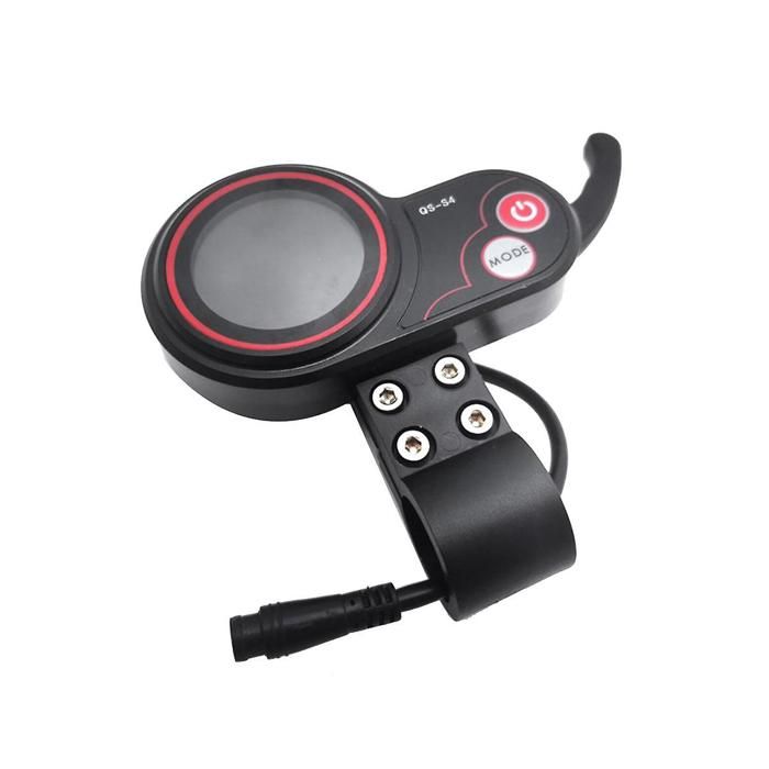 Accélérateur au pouce QS-S4 48 V-60 V écran LCD compteur pour scooter électrique Zero 8 9 10 8X 10X affichage 6 broches