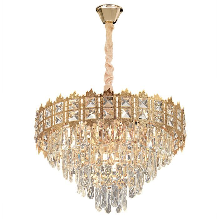Lampe Suspendue De Plafond Toolight G049-Cp 60Cm Lampe Pendante Au Plafond Or 83X55X38Cm