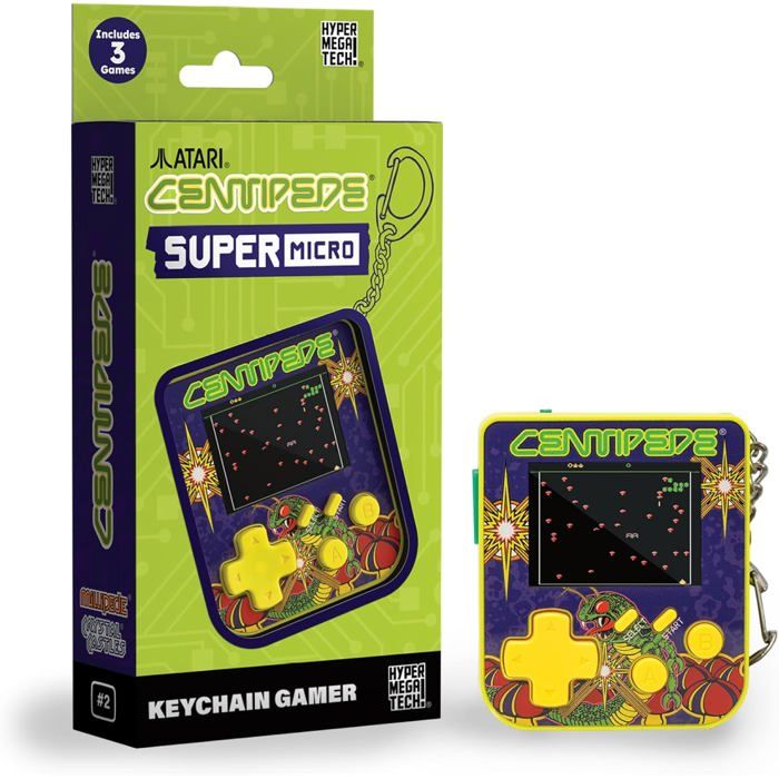 Super Micro Atari Centipede Porte Clefs Gamer Neuf - vue 4