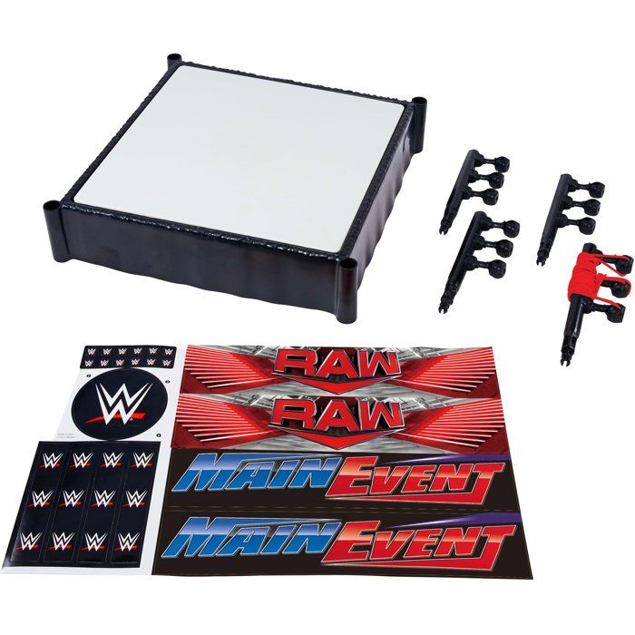 Mattel WWE Ring Main Event Coffret avec étiquettes et cordes - vue 1