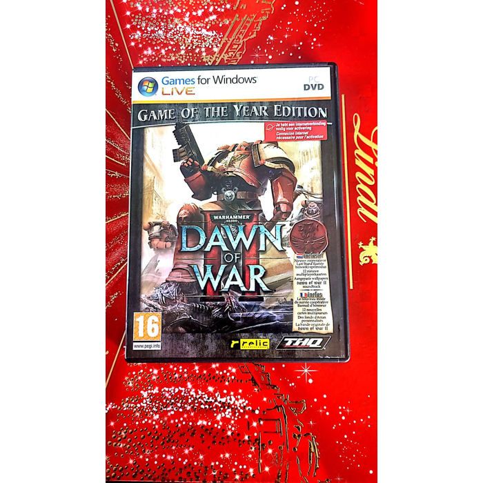 Thq Warhammer 40000 Dawn Of War II – Game Of The Year Edition – Jeu PC Stratégie Temps Réel
