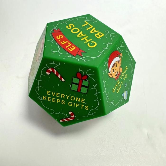 1Pcs Jeu de dés pour échanger des cadeaux, jeu familial d'échange de 1Pcs Jeu de dés pour échanger des cadeaux, jeu familial d'échange de