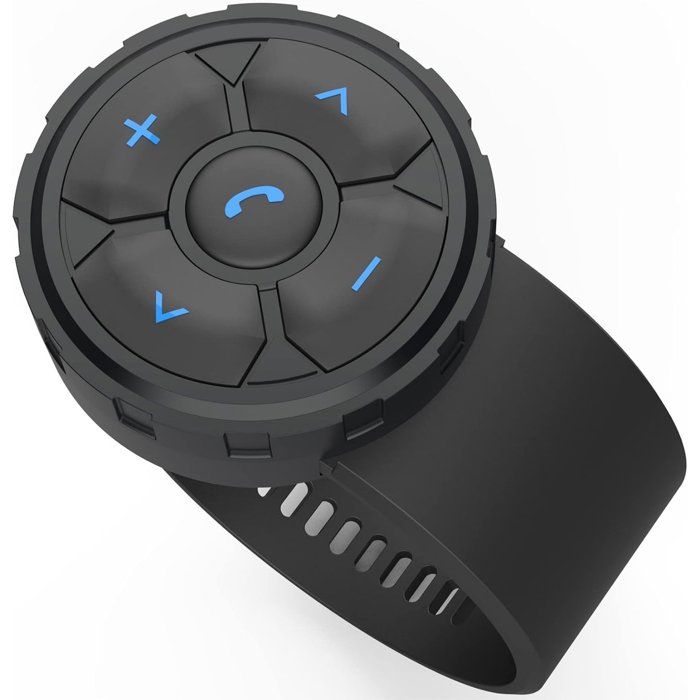 Boutons de télécommande multimédia Bluetooth adaptés aux volants de voiture vélos motos et scooters - avec fonction dappel