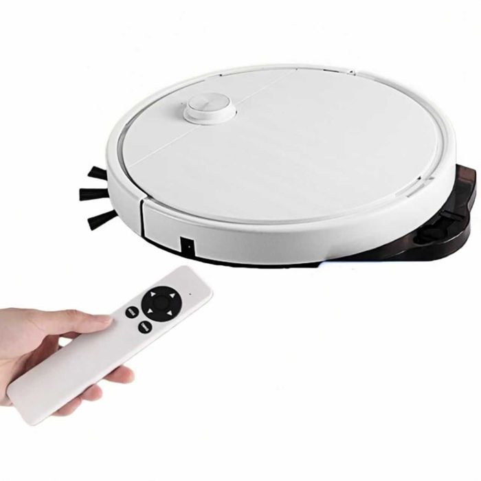 Robot aspirateur 3 en 1 37x32x55cm  - ATELIX -  2000mAh télécommande planification trajectoire aspiration intégrée fonctionnement s - Atelix