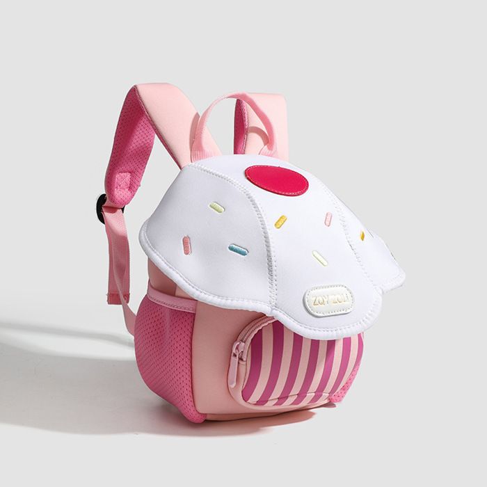 Sac à dos enfant maternelle léger voyage sac à dos bébé garçon fille cartable école sac à dos mignon sortie cartoon，White