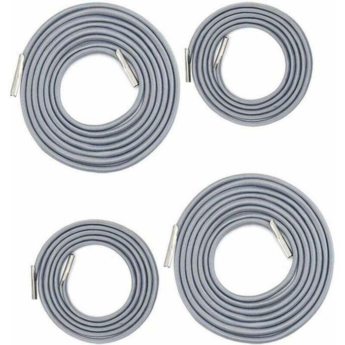Corde Élastique Remplacement Fauteuil Relax - LON® - Chaise Zero Gravity - Gris Foncé - 2x2 2m + 2x1 4m