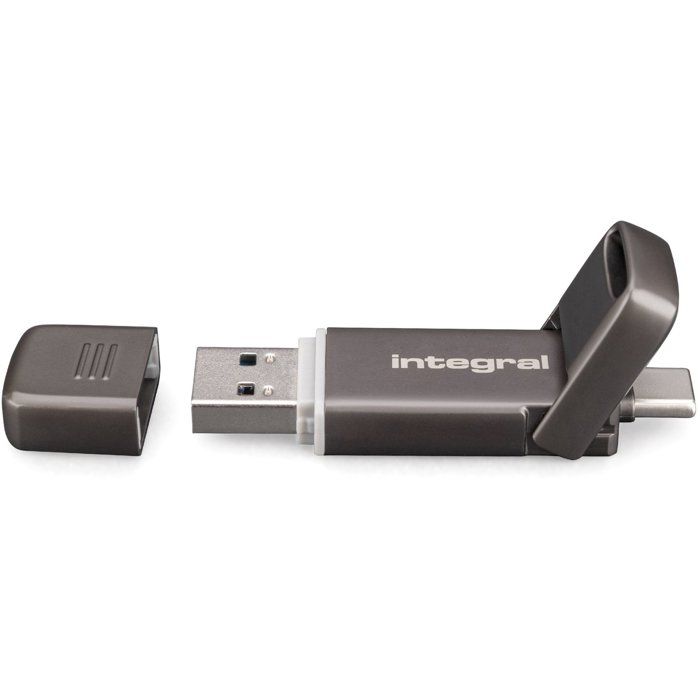 Integral INUSSD512GBSLIMXDL3.2 lecteur à circuits intégrés externe USB Type A / USB Type C USB 3.2 Gen 2x2 - vue 6