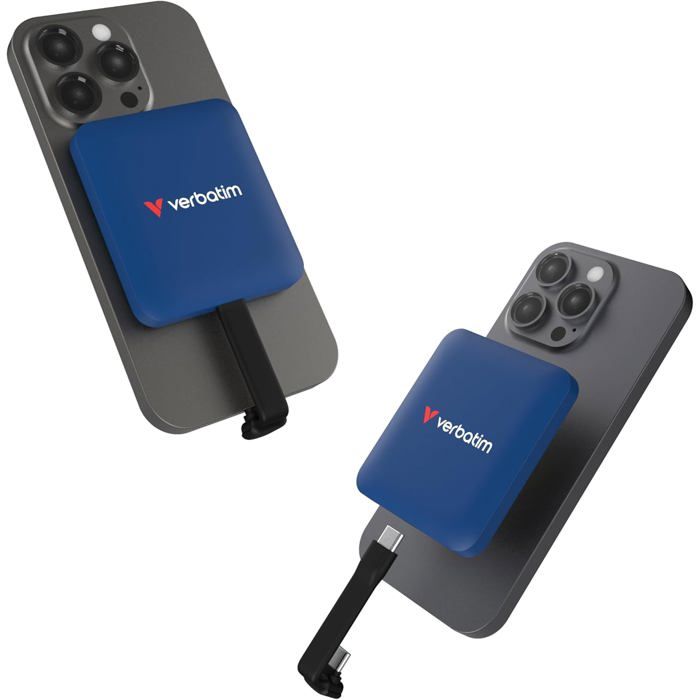Disque SSD externe magnétique Verbatim SnapBack - 2To (Bleu)