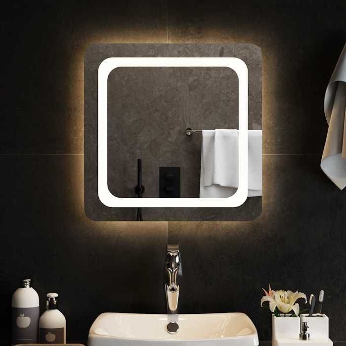 Miroir de salle de bain à LED - vidaXL - 50 x 50 cm - indice IP65 vri73a9781