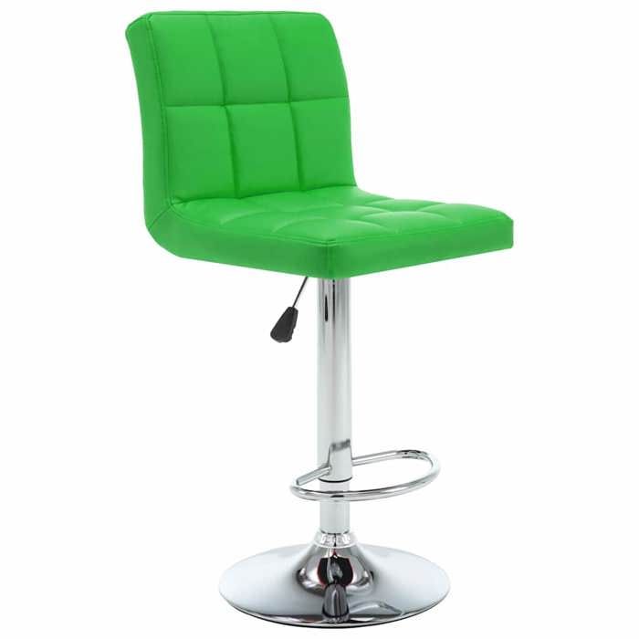 Les SoldesTabourets de bar Tabourets Cuisine - (2 pcs) - 2 personnes - vert similicuir(40x47x(90-111) cm) qin37z