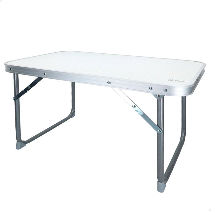 Camping-Table Pliante Table Basse Blanche En Aluminium.Table De CampingPlage Ou Jardin Légère Et PortableBlanc Camping-Table Pliante Table Basse Blanche En Aluminium.Table De CampingPlage Ou Jardin Légère Et PortableBlanc