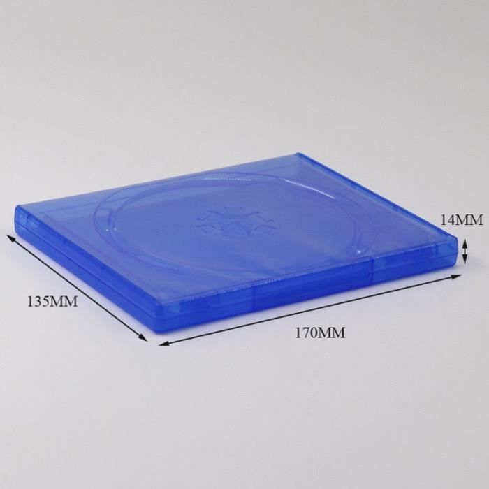 Lot De 5 Boîtiers De Rangement Disques PS5 – Bleu – Protection Parfaite Pour Jeux Playstation 5