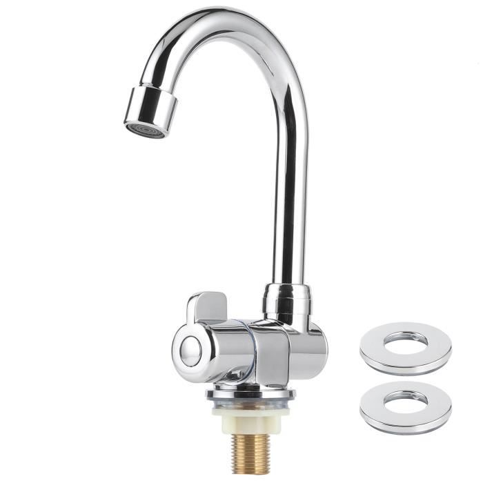SALALIS Robinet de bassin Robinet G1 / 2 à 90 degrés tournant unique