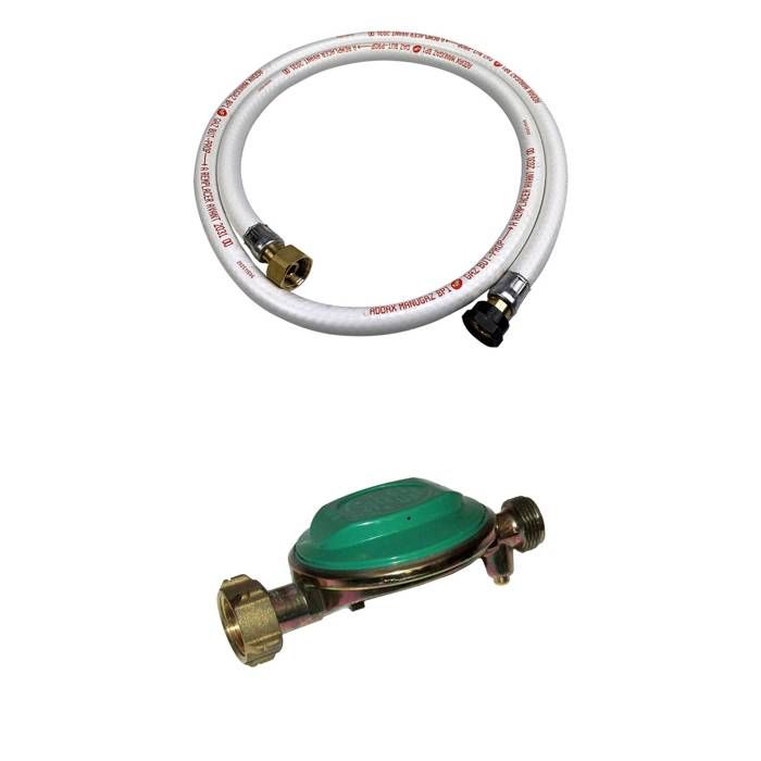 Kit Raccordement de gaz Tuyau 1,5 m Pressostat 37 mbar Pression constante Bouteille de gaz fran/çaise