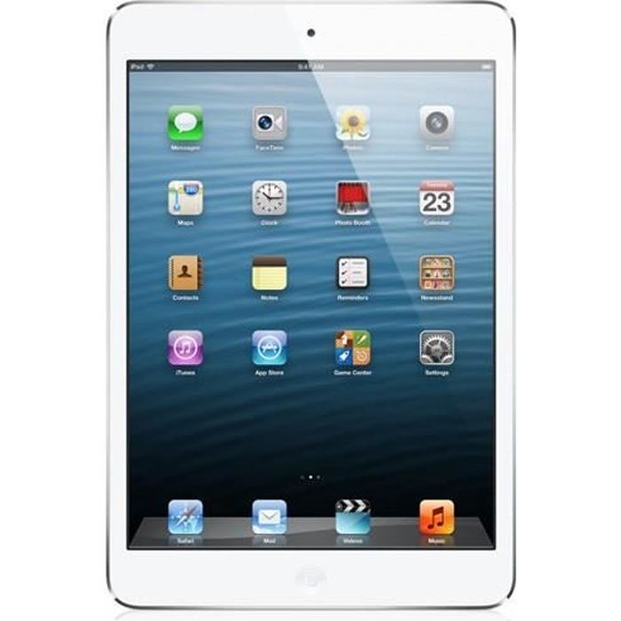 Apple iPad mini avec Wi-Fi 16 Go – Blanc et argent – MD531LL – A – MD531LLAA