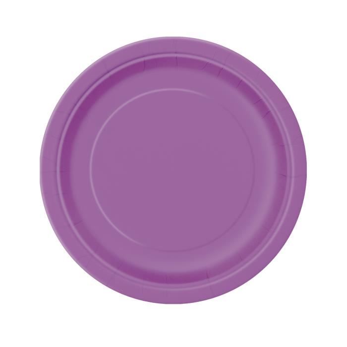 Petites assiettes en carton blanc - 20 pièces - Décorations de table