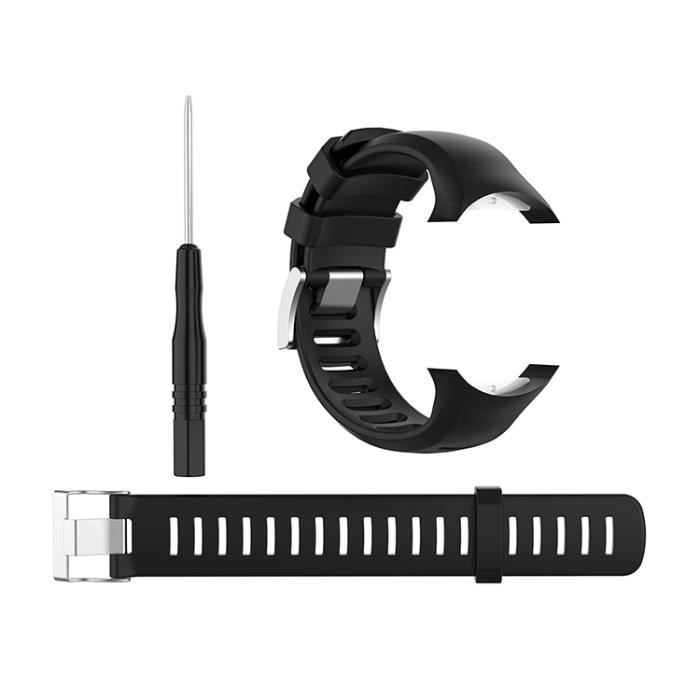 Bracelet TPU Remplacement Pour Suunto Core - Noir, 140-230mm - Confort Et Style Outdoor