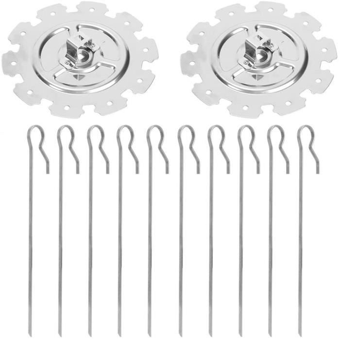 SHENGYIG 80 Brochettes En Acier Inoxydable - Aiguilles à Roulade Pour Barbecue Et Grill