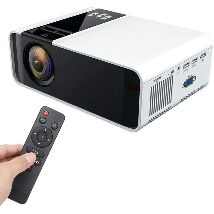 Mini Projecteur, Full HD 1080P 4K WiFi Vidéo Projecteurs Portable