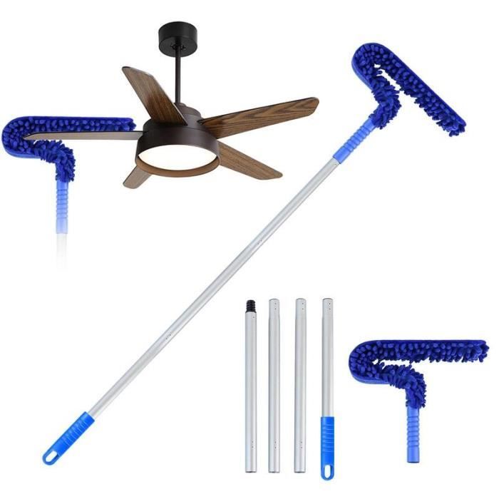 Lot De 2 Brosses De Nettoyage Pour Ventilateur - Longueur 42 Cm, Tête Flexible, Pour Poussière, Toiles D'araignée, Bouches D'aération