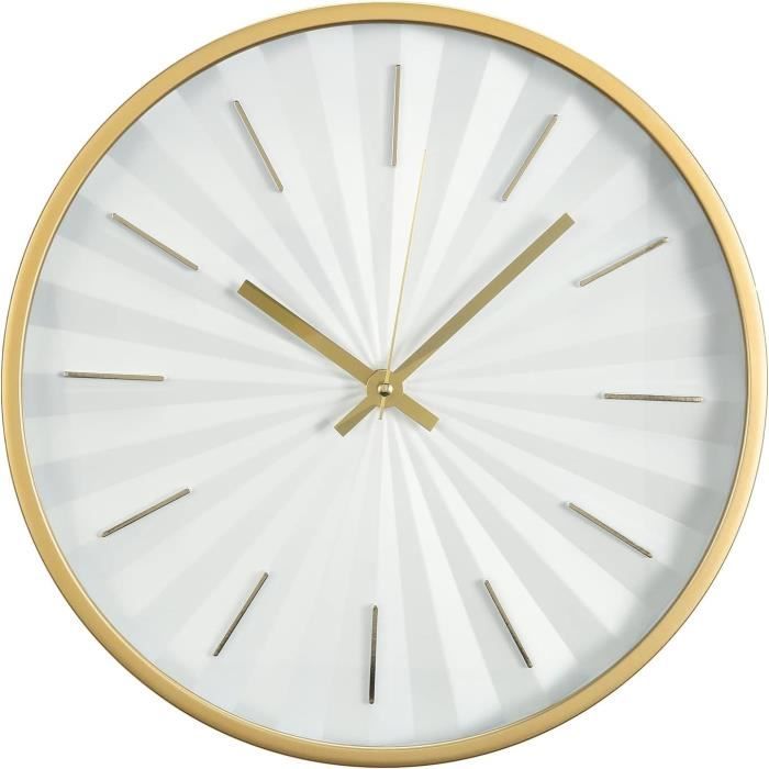 Horloges Murales Silencieuses - Lot De 2, Diamètre 20 Cm, Rose, Mouvement Sans Tic-tac, Piles AA Non Incluses - 4