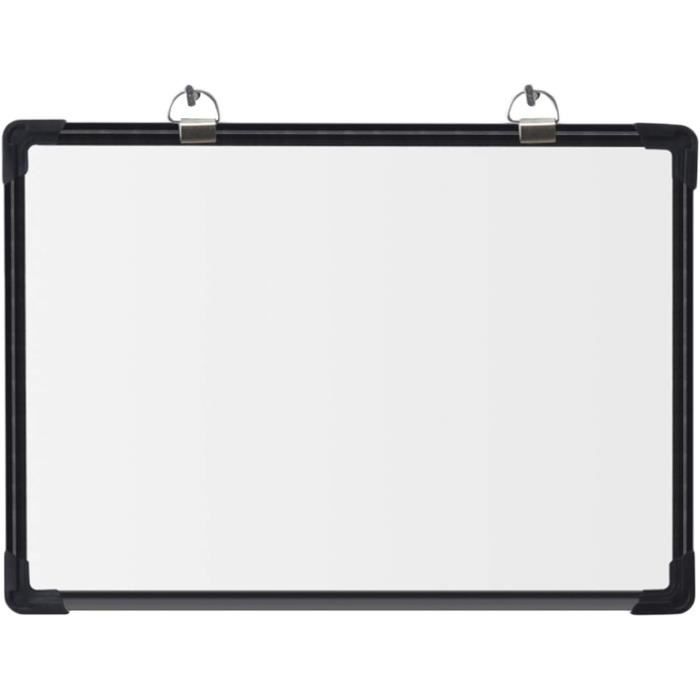 Tableau Blanc Magnétique QUEENLINK 40x60cm - Cadre Aluminium Effaçable