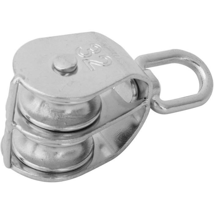 Bloc De Poulie Double Poulie De Levage Pivotante Durable Poulie Poulie