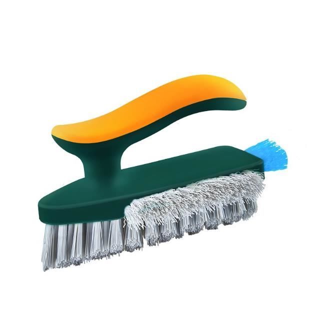 Lot De 3 Brosses à Récurer Plastique Avec Poignée - Nettoyage Sol Cuisine, Salle De Bain Et Vaisselle
