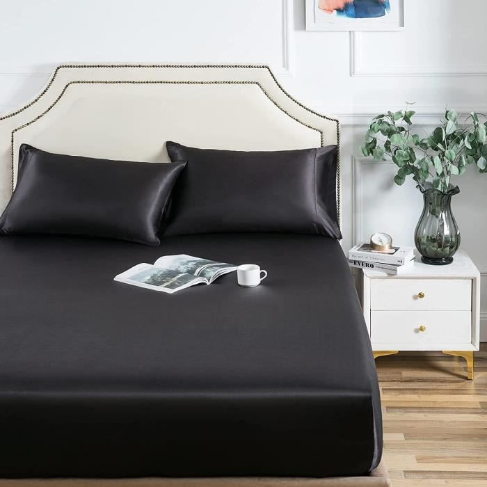 Housse De Matelas 80x200 Cm - Hauteur 19-21 Cm - Anti-Allergique - Lavable 60°C - Blanc