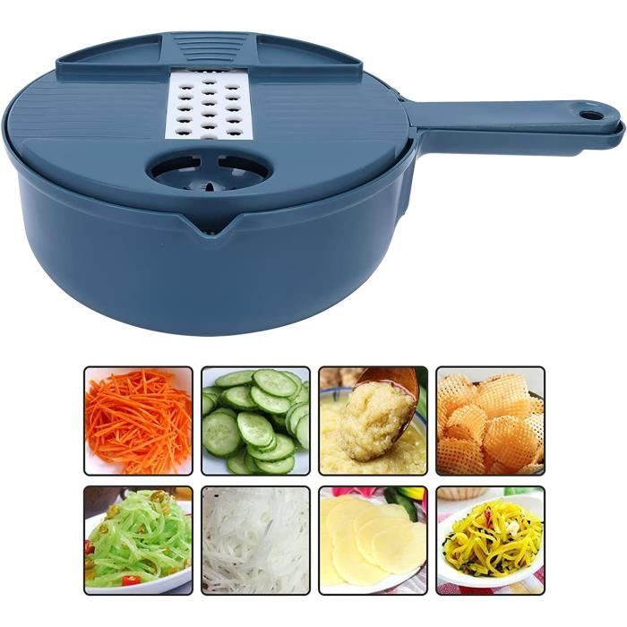 Hachoir Manuel à Légumes Pour Salade - Robot Culinaire Vert, 18x21cm, Neuf (sans Marque)