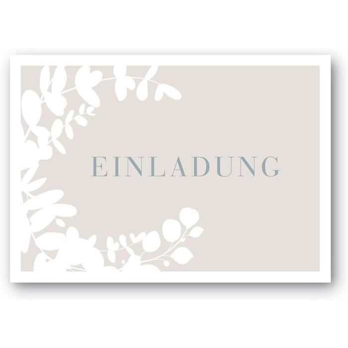 10 Cartes D'Invitation Mariage Violet - Avec Enveloppes - Insert Vierge - Pour Fiançailles, Anniversaire, Événement
