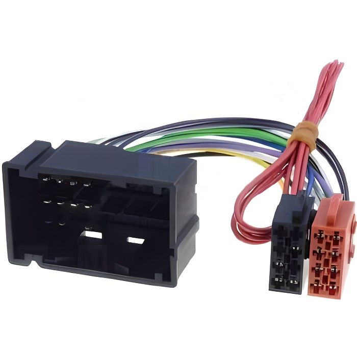 Fiches ISO Autoradio FIAT 500L/ 500X/ JEEP CHEROKEE/ Mito/ Giulietta