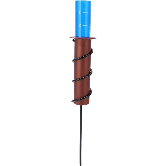 Pluviomètre En Plastique Vert - Capacité 35 Mm - Avec échelle Précise - Pour Jardin, Champ, Extérieur - 2